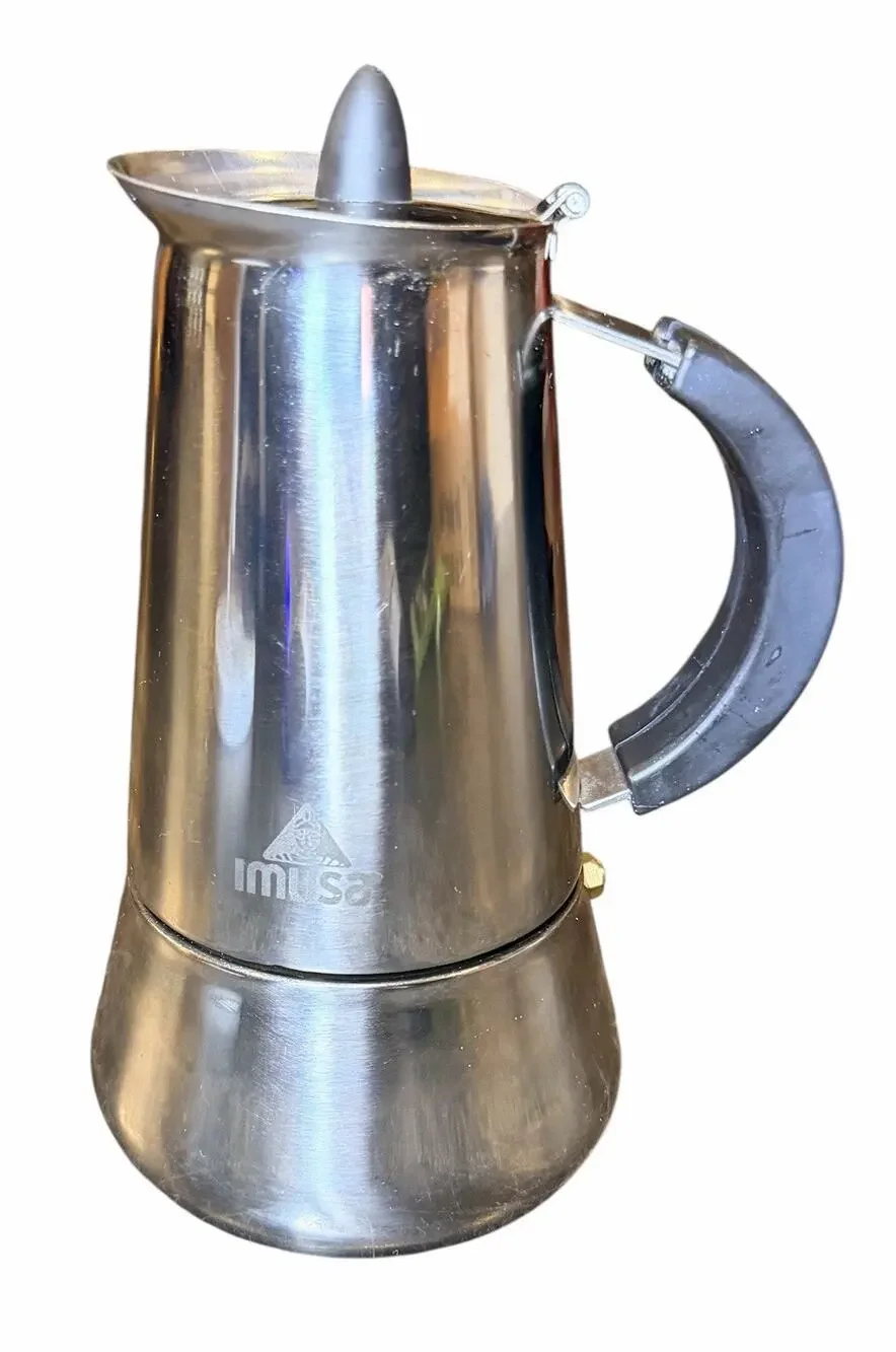 IMUSA Stainless stove top Espresso Coffee Maker 2 Cups